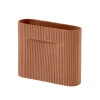 Muuto Vasen-Ridge Vase, 16,5 cm, Terrakotta