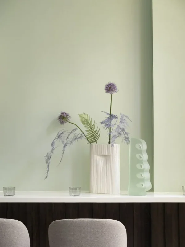 Muuto Vasen-Ridge Vase, klein, cremeweiß
