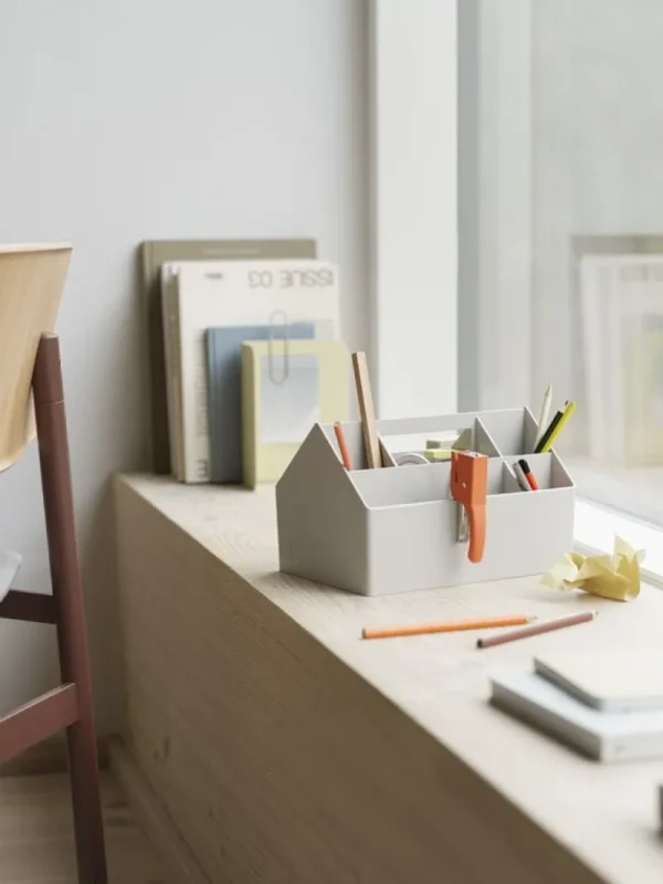 Kinder Muuto Kinderzimmereinrichtung | Aufbewahrungsbehälter^Sketch Toolbox, Grau