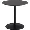 HAY Tische-Muuto Soft Beistelltisch 48 cm, Schwarz