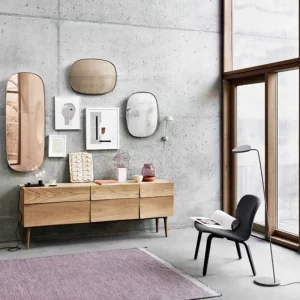 Muuto Badezimmerspiegel | Spiegel^Spiegel Framed, klein, rosa