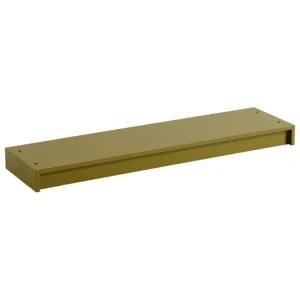 String Furniture Regale-Muuto Stacked Sockel, 131 x 35 x 10 cm, braun grün