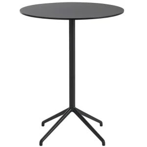 Muuto Tische-Still Cafe Stehtisch, 75 cm, H. 95 cm, schwarz