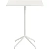 Muuto Tische-Still Cafe Stehtisch, 75 x 65 cm, H. 95 cm, weiß