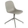 Muuto Bürostühle | Sitzgelegenheiten^Stuhl Fiber, Drehfuß, grau