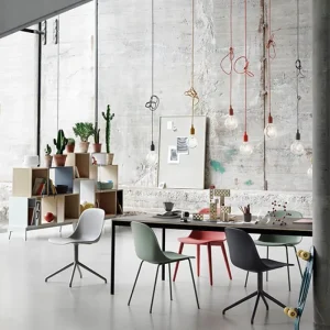 Muuto Bürostühle | Sitzgelegenheiten^Stuhl Fiber, Remix 183 – schwarz