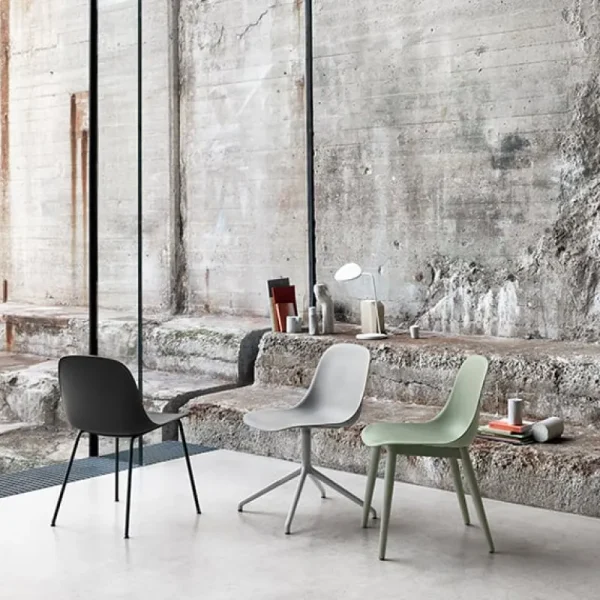 Muuto Bürostühle | Sitzgelegenheiten^Stuhl Fiber, Remix 183 – schwarz