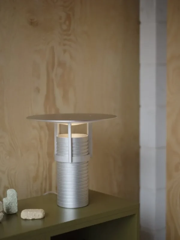 Astep Tischlampen-Muuto Tischleuchte Set, Aluminium
