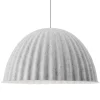 Audo Copenhagen Deckenleuchten-Muuto Under the Bell Pendelleuchte, 82 cm, weiß meliert