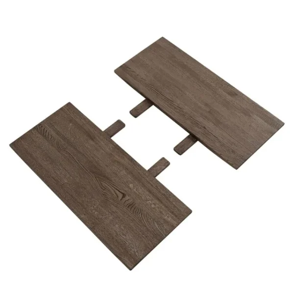 Vitra Tische-Muuto Verlängerung für Earnest Tisch, 2er-Set, dunkle geölte Eiche