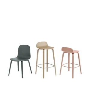 GUBI Sitzgelegenheiten-Muuto Visu Barhocker, 75 cm, Eiche