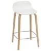 Artek Sitzgelegenheiten-Muuto Visu Thekenhocker, 65 cm, Eiche – weiß