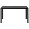 Muuto Schreibtische Und Raumtrenner | Tische^Workshop Tisch, 130 x 65 cm, Schwarz - schwarzes Linoleum