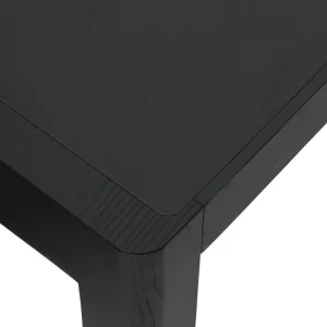 Muuto Schreibtische Und Raumtrenner | Tische^Workshop Tisch, 130 x 65 cm, Schwarz - schwarzes Linoleum