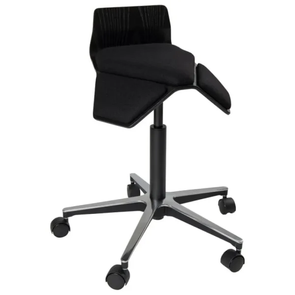 myKolme Bürostühle | Sitzgelegenheiten^ILOA Smile Sattelstuhl, Esche schwarz – Schwarz Fame 60999