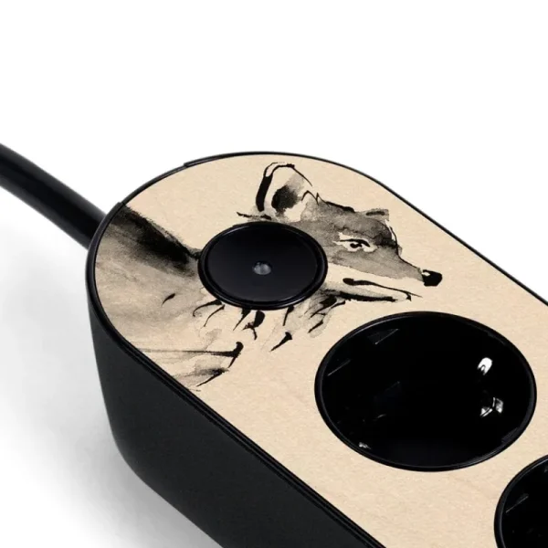 MyNolla Elektroartikel^Steckerleiste, Fox Cub, Schwarz
