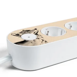 MyNolla Elektroartikel^Steckerleiste, Fox Cub, Weiß