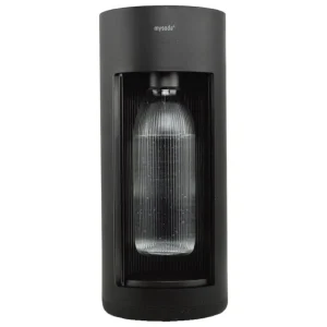 Mysoda Haushaltsgeräte^Glassy Sprudelwasserbereiter, Schwarz