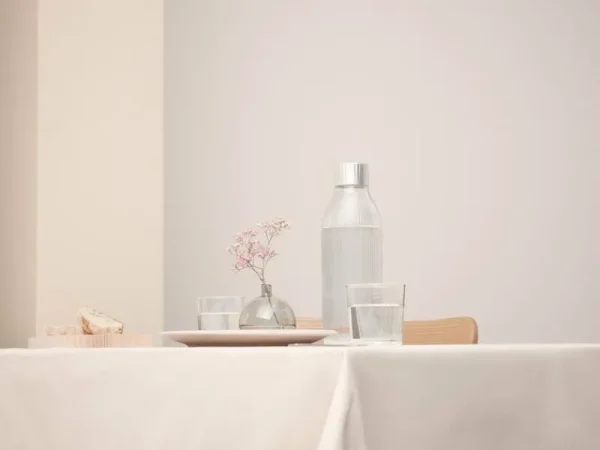 Mysoda Sport- Und Outdoor-produkte | Haushaltsgeräte^Glasflasche, 1 l, Silber
