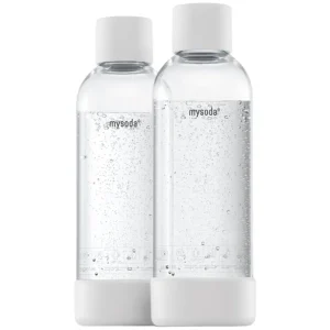 Mysoda Sport- Und Outdoor-produkte | Haushaltsgeräte^Wasserflasche 1 l, 2 Stück, Weiß