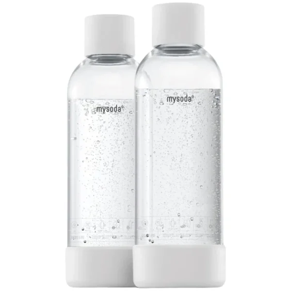 Mysoda Sport- Und Outdoor-produkte | Haushaltsgeräte^Wasserflasche 1 l, 2 Stück, Weiß
