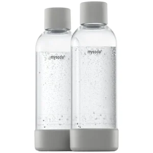 Mysoda Sport- Und Outdoor-produkte | Haushaltsgeräte^Wasserflasche 1 l, 2 Stück, Grau