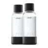 Mysoda Sport- Und Outdoor-produkte | Haushaltsgeräte^Wasserflasche 500 ml, 2 Stück, Schwarz