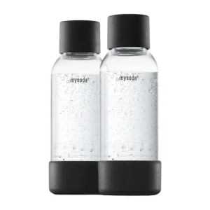 Mysoda Sport- Und Outdoor-produkte | Haushaltsgeräte^Wasserflasche 500 ml, 2 Stück, Schwarz