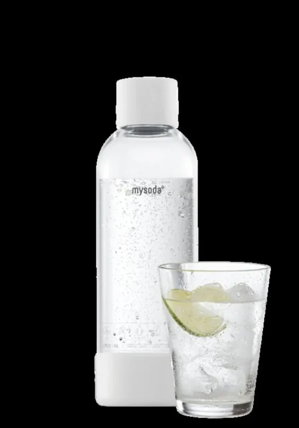 Mysoda Sport- Und Outdoor-produkte | Haushaltsgeräte^Wasserflasche 1 l, 2 Stück, Weiß
