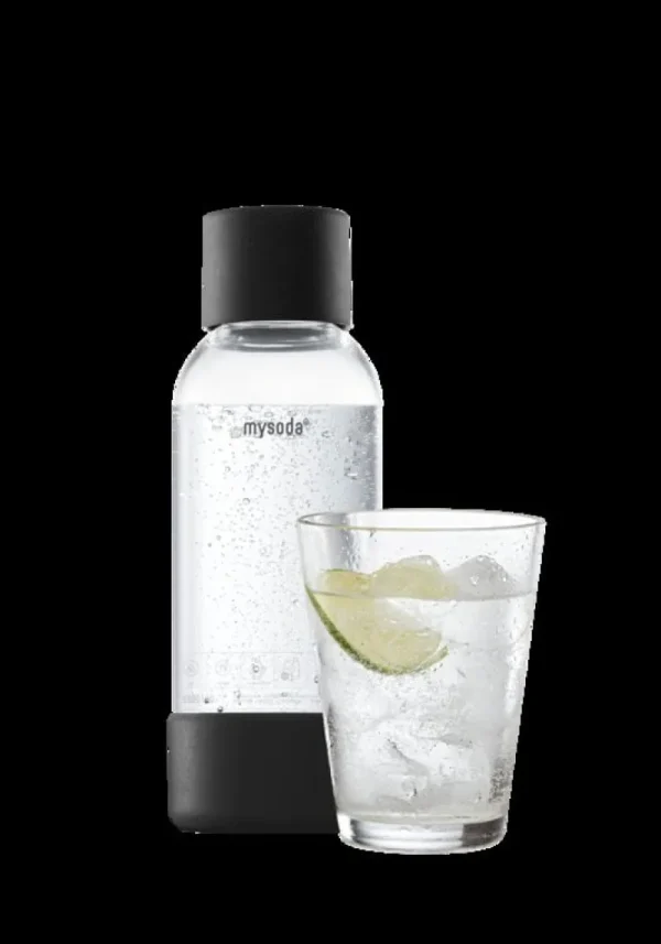 Mysoda Sport- Und Outdoor-produkte | Haushaltsgeräte^Wasserflasche 500 ml, 2 Stück, Schwarz