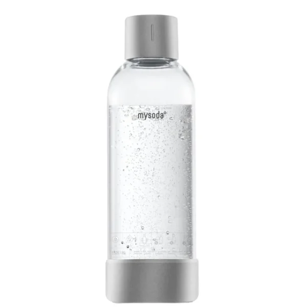Mysoda Sport- Und Outdoor-produkte | Haushaltsgeräte^Premium Wasserflasche 1 l, Silber