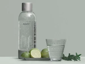 Mysoda Sport- Und Outdoor-produkte | Haushaltsgeräte^Premium Wasserflasche 1 l, Silber