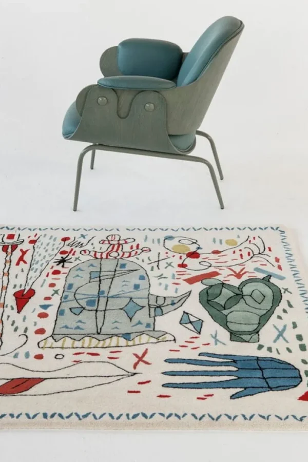 Nanimarquina Wandbehang^Hayon x Nani Wandteppich, 130 x 120 cm, mehrfarbig
