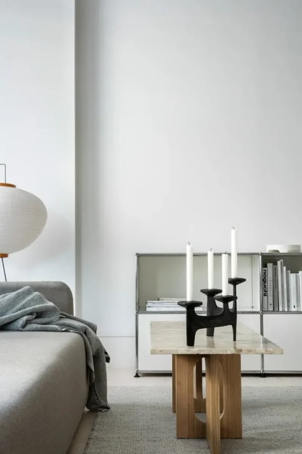 Georg Jensen Kerzen Und Kerzenhalter-Nedre Foss Nunatak Kandelaber, Schwarz