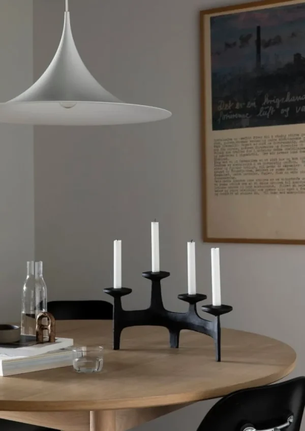 Georg Jensen Kerzen Und Kerzenhalter-Nedre Foss Nunatak Kandelaber, Schwarz
