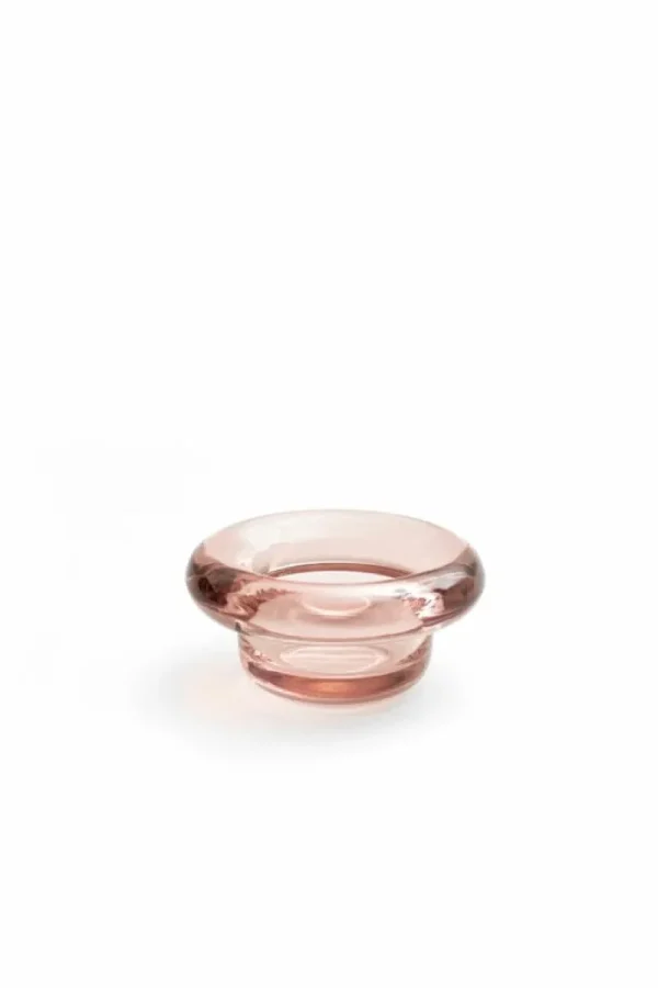 ferm LIVING Kerzen Und Kerzenhalter-Nedre Foss Sirkel Teelichthalter, Primrose Pink