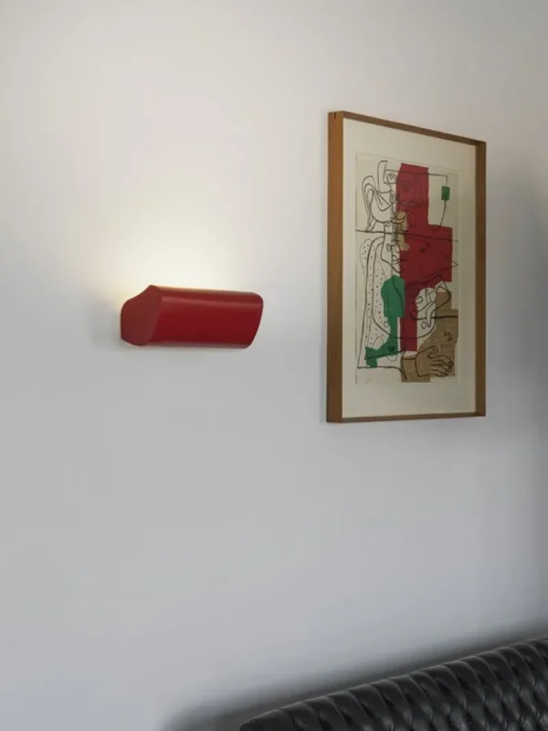 Louis Poulsen Wandleuchten-Nemo Lighting Applique Radieuse Wandleuchte, Rot