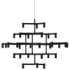 Marset Deckenleuchten-Nemo Lighting Crown Major Pendelleuchte, Mattschwarz