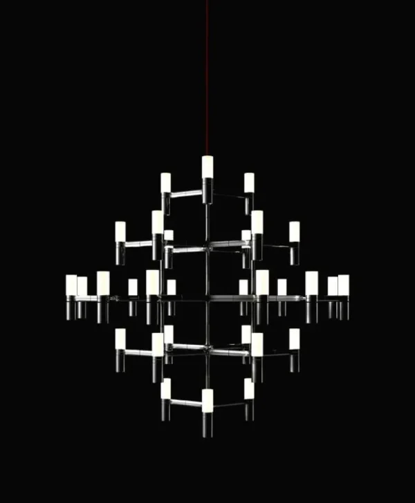 Marset Deckenleuchten-Nemo Lighting Crown Major Pendelleuchte, Mattschwarz