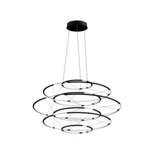 Nemo Lighting Deckenleuchten-Drop 7 Pendelleuchte, 2700 K, Schwarz