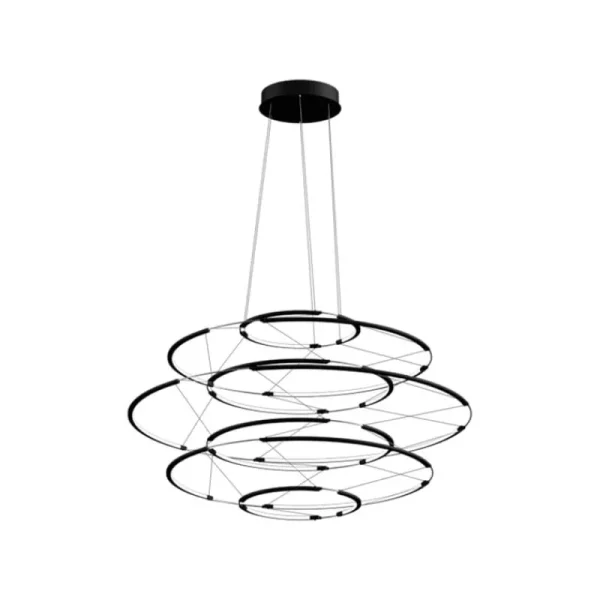 Nemo Lighting Deckenleuchten-Drop 7 Pendelleuchte, 2700 K, Schwarz
