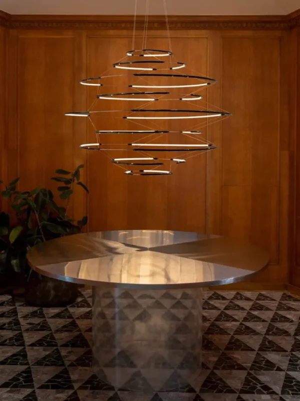 Nemo Lighting Deckenleuchten-Drop 9 Pendelleuchte, 2700 K, Schwarz