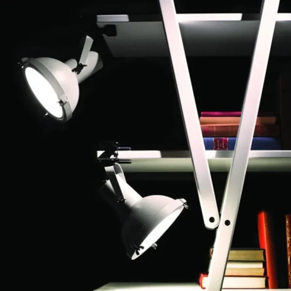 valerie_objects Wandleuchten-Nemo Lighting Klemmleuchte Projecteur 165, sandweiß