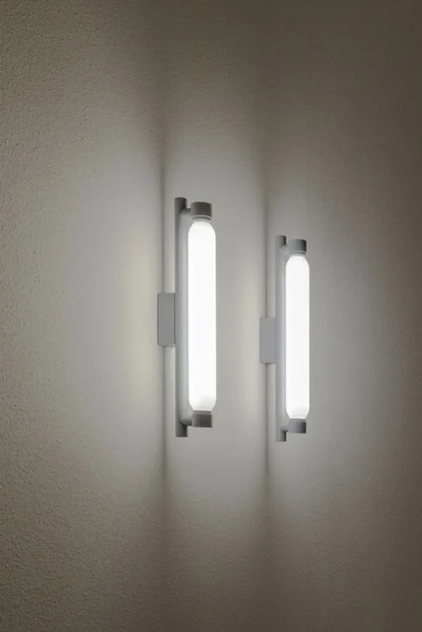 Normann Copenhagen Wandleuchten-Nemo Lighting La Roche Wandleuchte, grau
