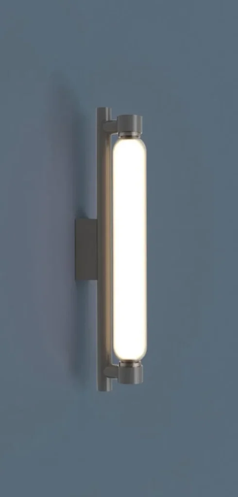 Normann Copenhagen Wandleuchten-Nemo Lighting La Roche Wandleuchte, grau