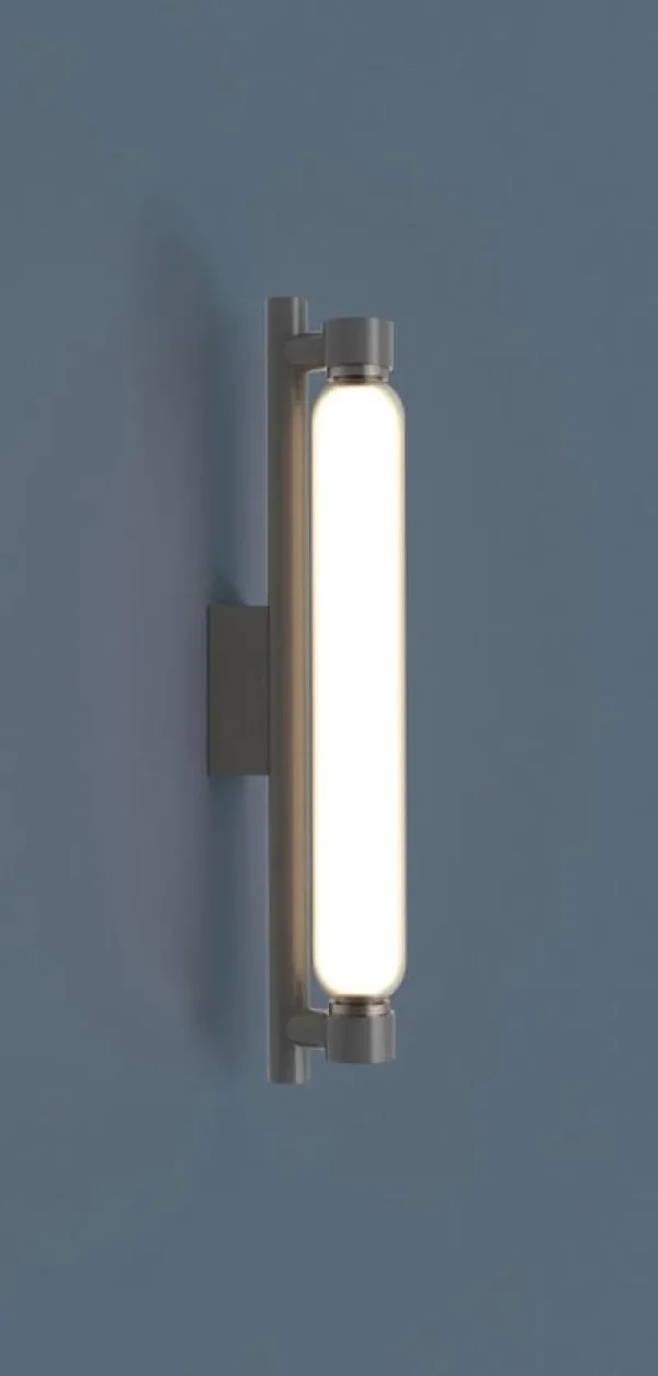 Normann Copenhagen Wandleuchten-Nemo Lighting La Roche Wandleuchte, grau