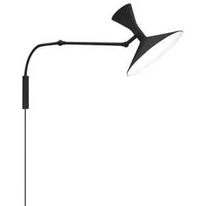 &Tradition Wandleuchten-Nemo Lighting Lampe de Marseille Mini Wandleuchte, Schwarz