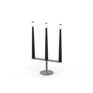 Fermob Tischlampen | Tragbare Lampen-Nemo Lighting Sorrento tragbare Tischleuchte, Schwarz - Grau