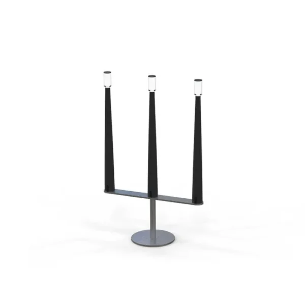Fermob Tischlampen | Tragbare Lampen-Nemo Lighting Sorrento tragbare Tischleuchte, Schwarz - Grau