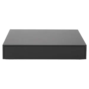 New Works Tische-Beistelltisch Mass Wide mit Schublade, schwarz gebeizte Eiche